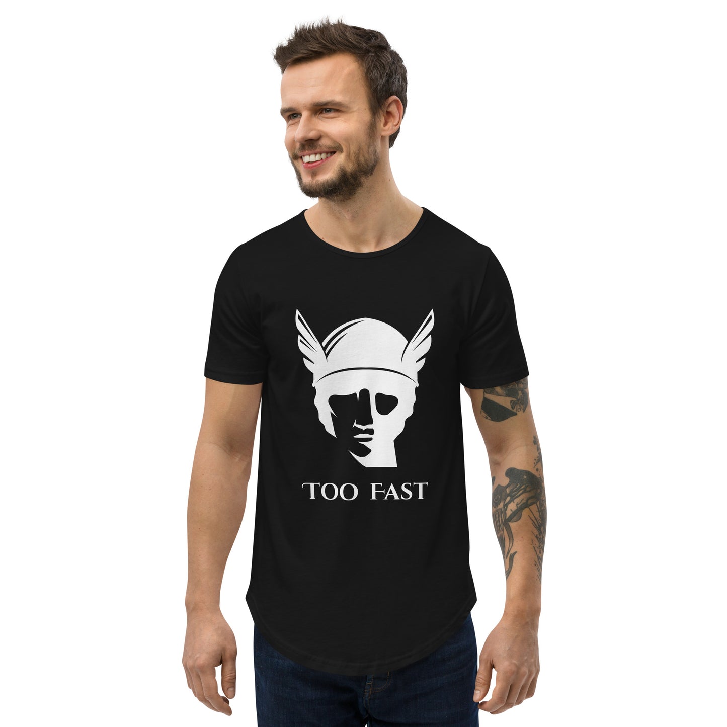 Men's Curved Hem T-Shirt
