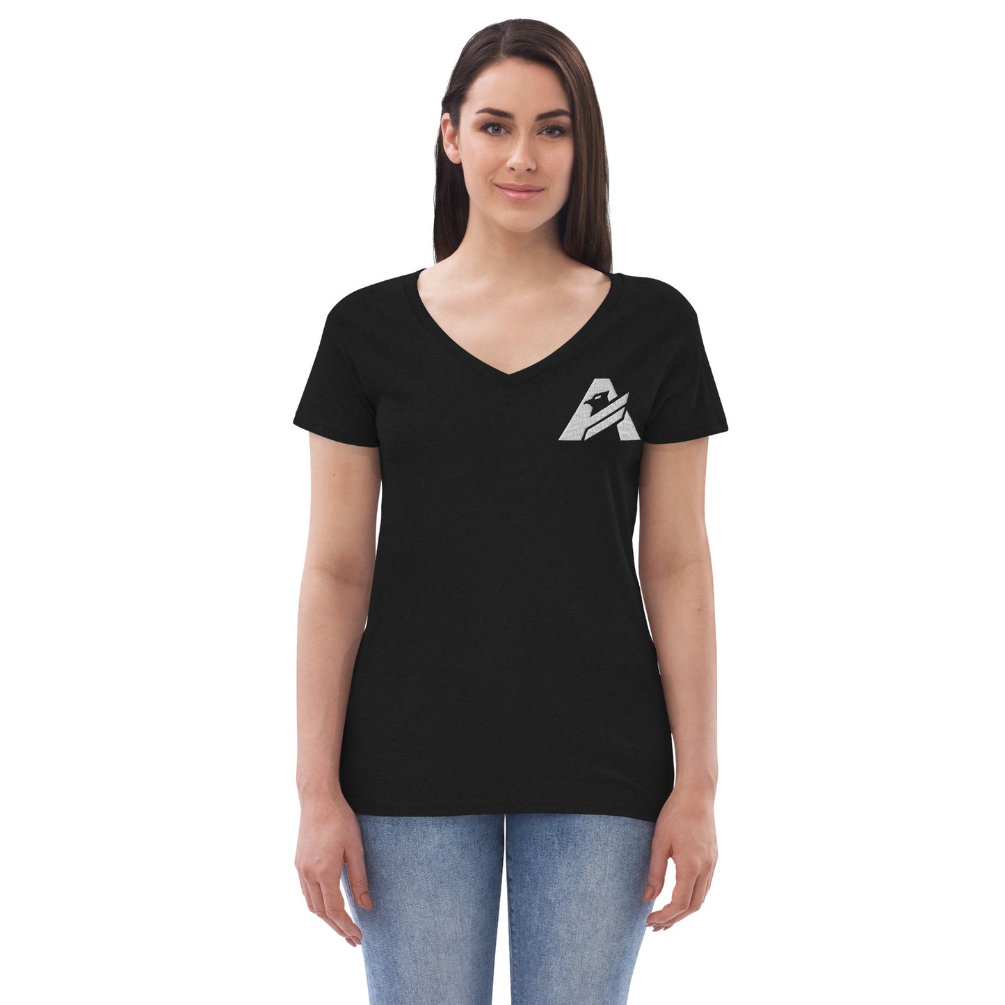 Women’s recycled v-neck t-shirt
