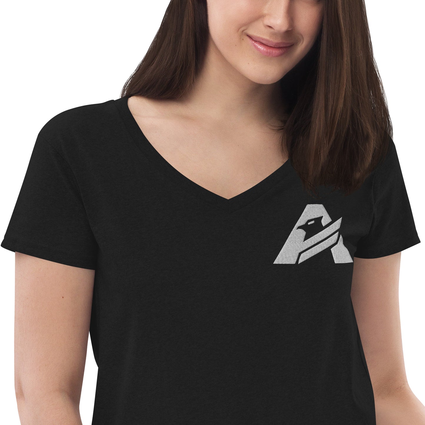 Women’s recycled v-neck t-shirt