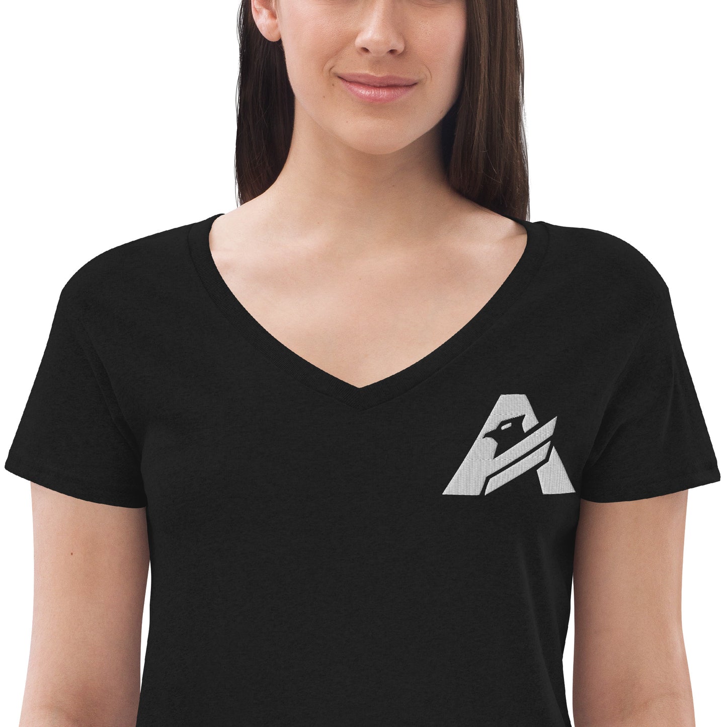 Women’s recycled v-neck t-shirt